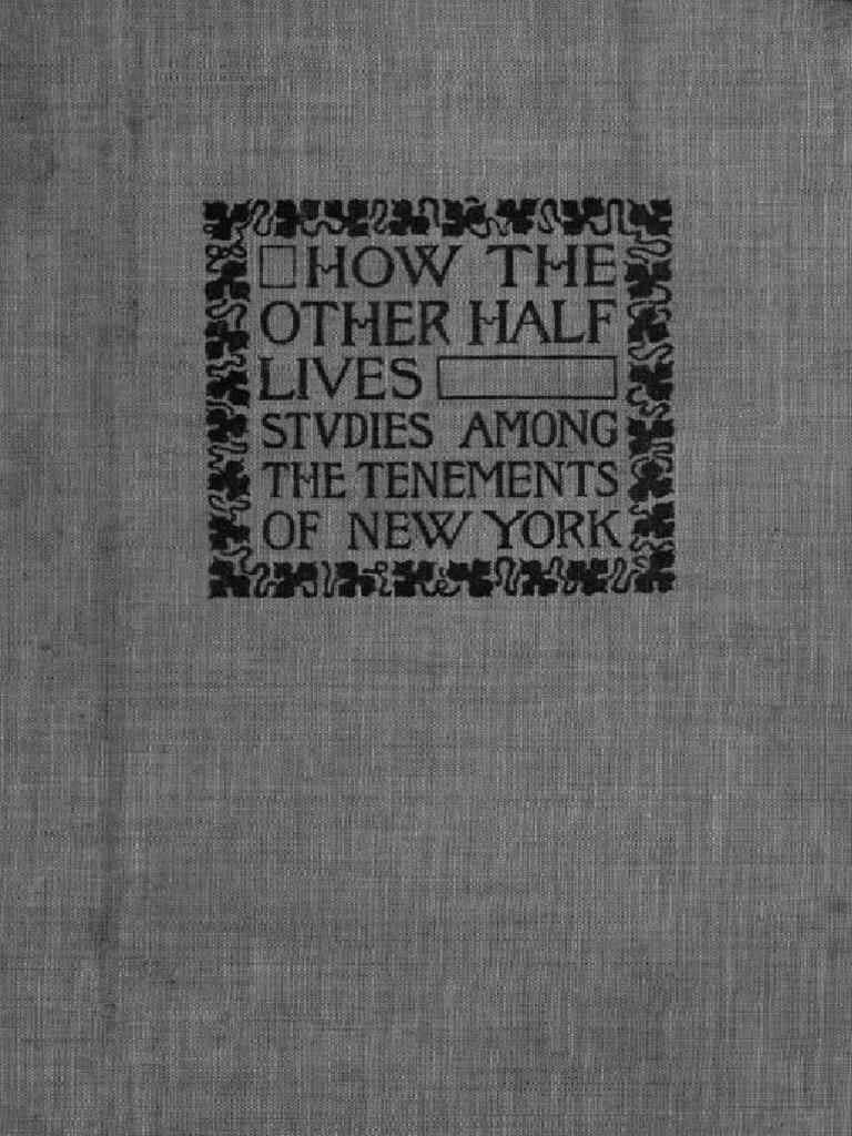 Omslaget på Jacob Riis's bog "How the Other Half Lives" fra 1890.